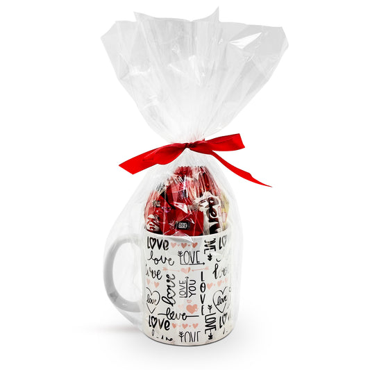 Valentine Love You Mug Gift Set with Chocolates