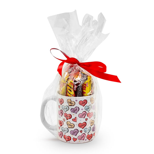 Valentine Love In Heart Mug Gift Set with Chocolates