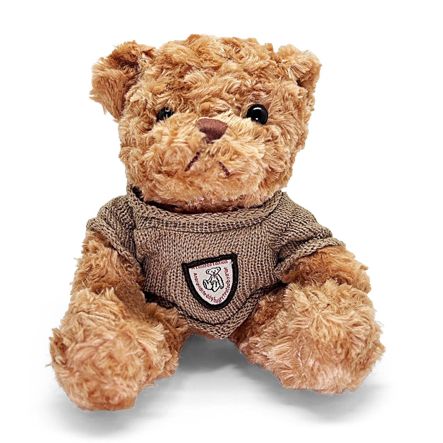 Brown Teddy Bear 25cm with Pale Brown T-shirt