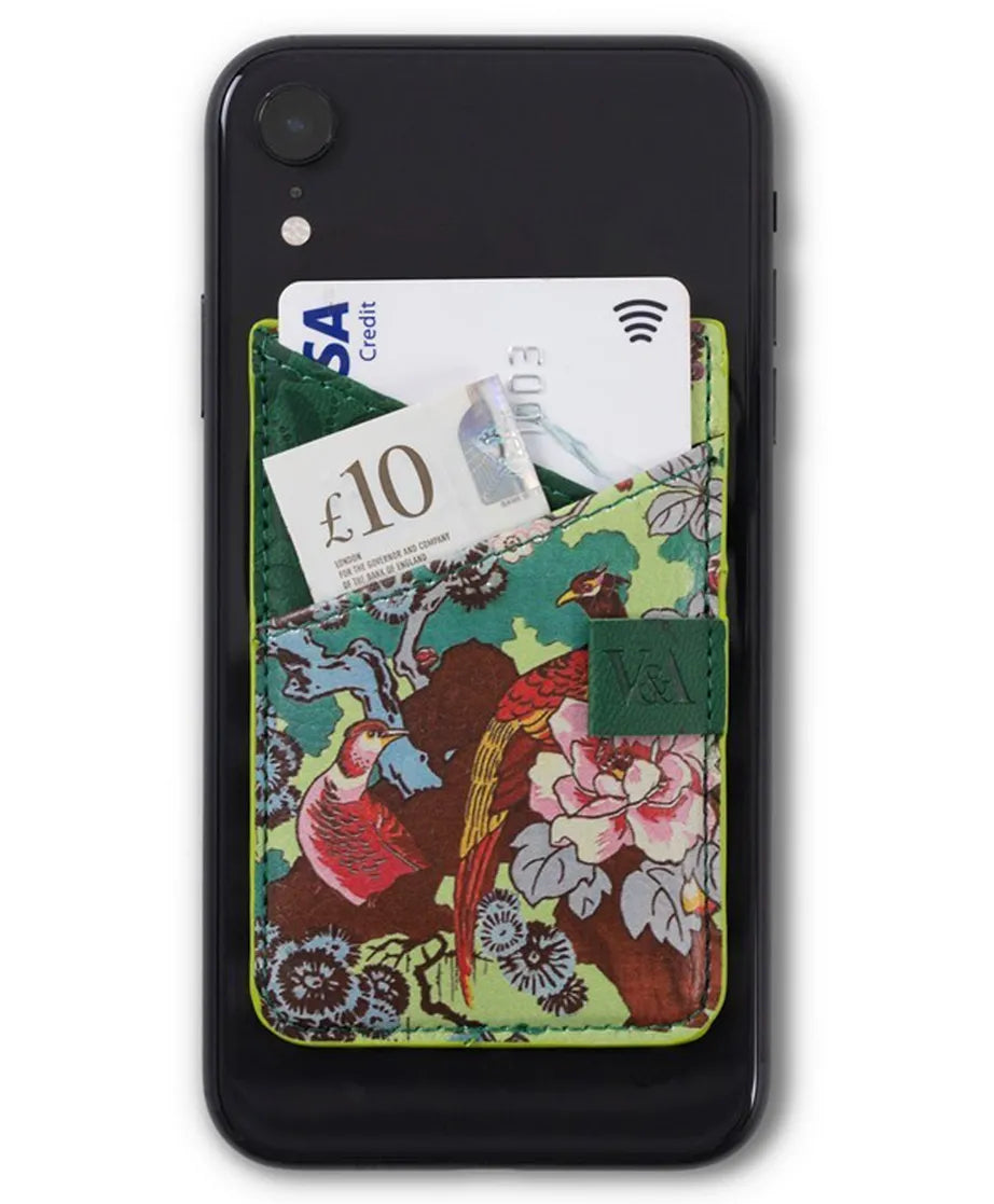 V&A Bookaroo Phone Pocket - Sundour Pheasant