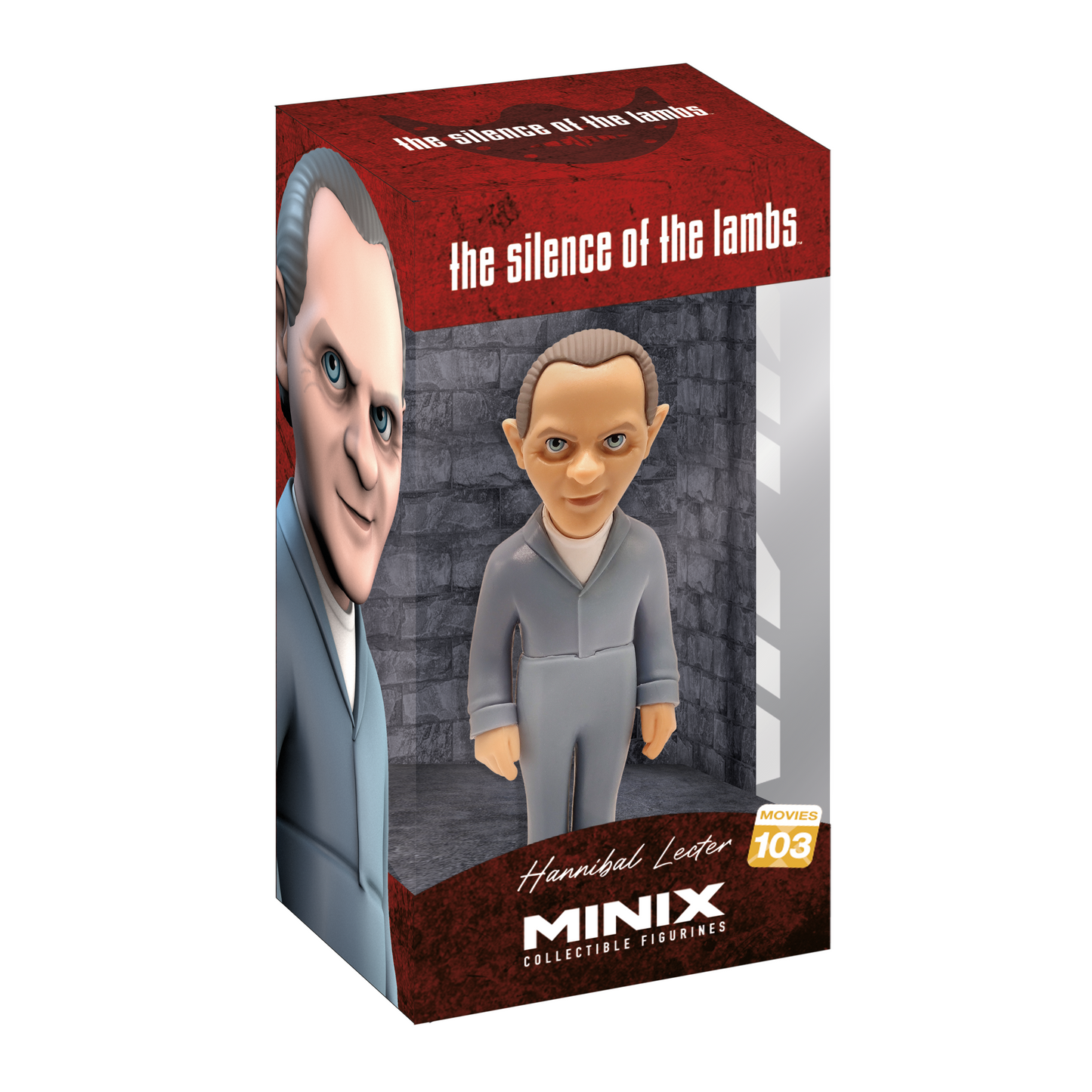 Minix Figure 12 Silence of The Lambs Anthony Hopkins Front Box 