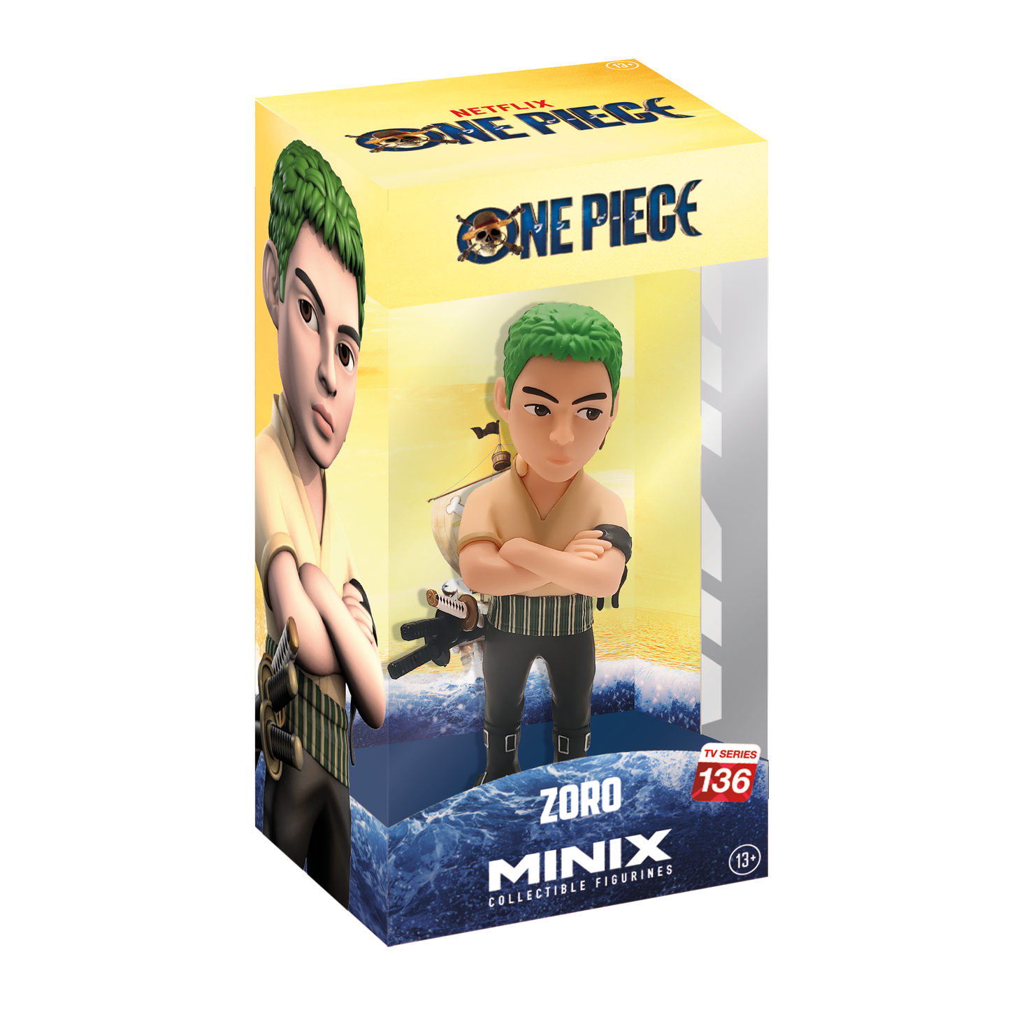 Minix Figurine 12cm One Piece Zoro Front Box