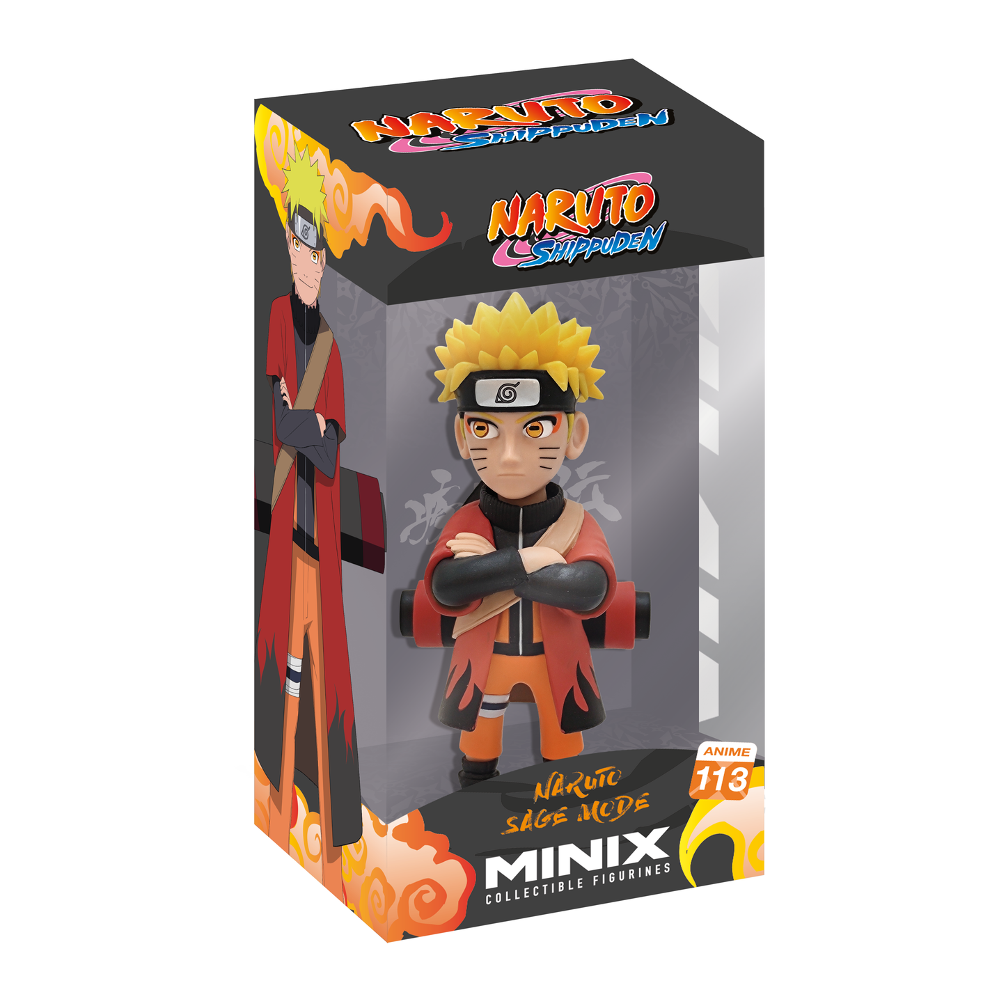 Minix Figurine 12cm Naruto Shippuden - Naruto with Cape