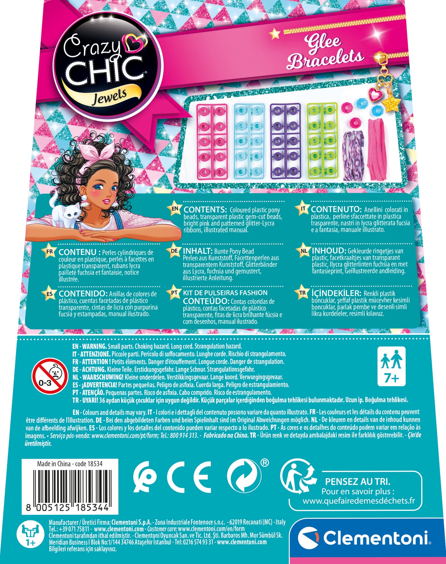 Clementoni CrazyChic: En-Joy Bracelets Glee