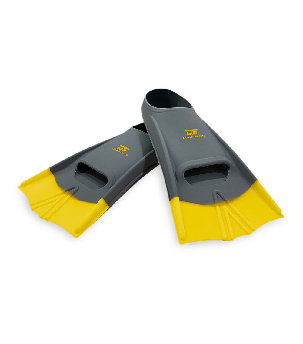 Dawson Sports Speed Fins Gray/Yellow - UK 9-11