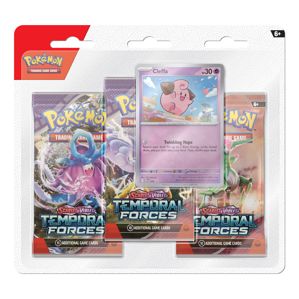 Scarlet & Violet 5 (SV05) Temporal Forces 3 Pack Blister