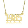 Year Name Necklace