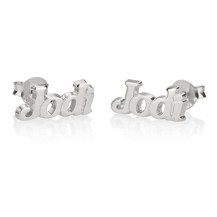 Name Stud Earrings