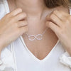 Infinity Family Necklace with Names