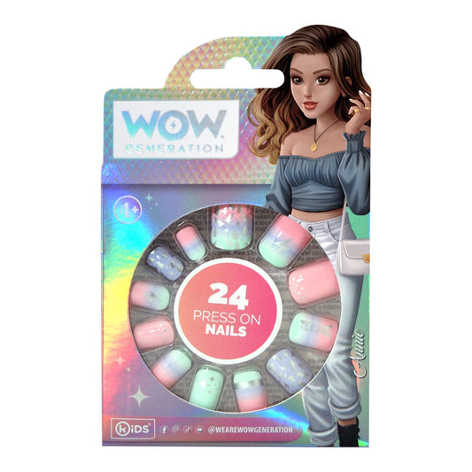 WOW Generation Set Of 24 Adhesive Nails