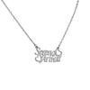 Two Name Necklace with Heart