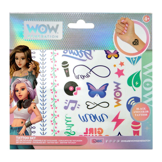 WOW Generation Tattoo Set of 50 Colour and Black & White Tattoos