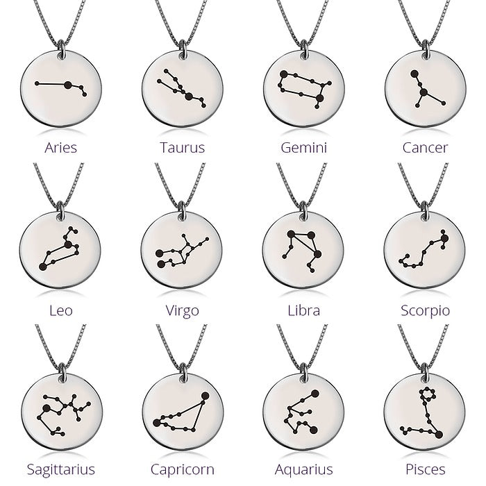 Zodiac Constellation Necklace