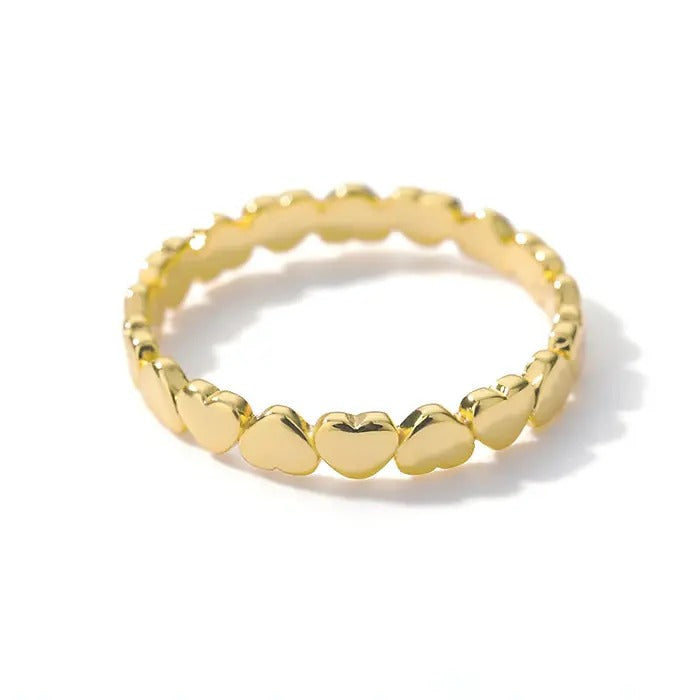 Tiny Heart Stackable Ring