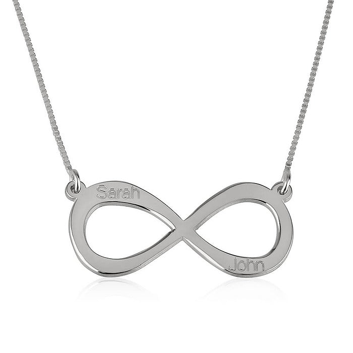 Infinity Necklace with Two Names