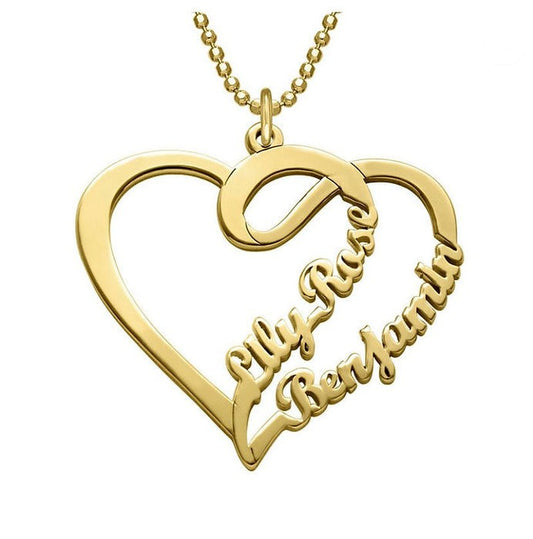 Heart Double-Name Necklace