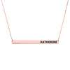 Horizontal Skinny Bar Necklace