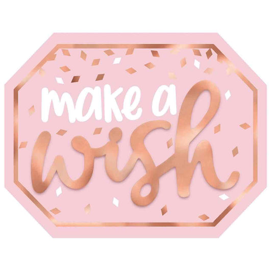 Blush Birthday Mini Message Cardboard Sign