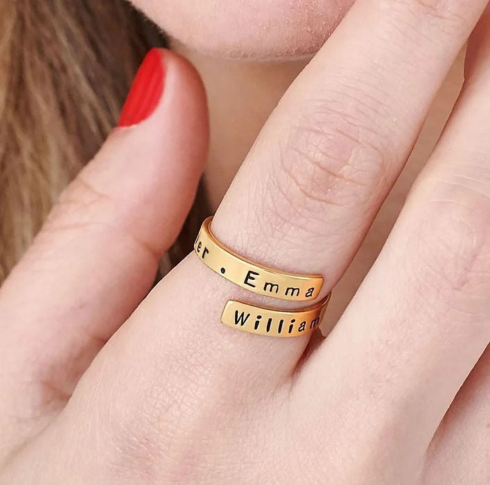 Engravable Wrap Ring