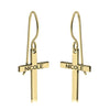 Cross Name Earrings