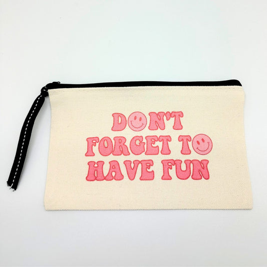 Personalized Canvas Cosmetic Pouches