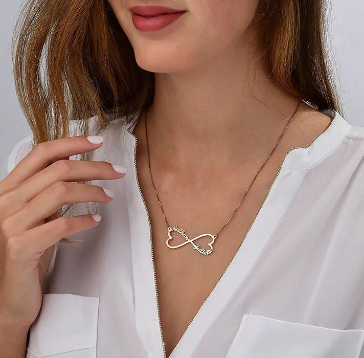 Heart Infinity Necklace