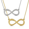 Infinity Necklace with Two Names