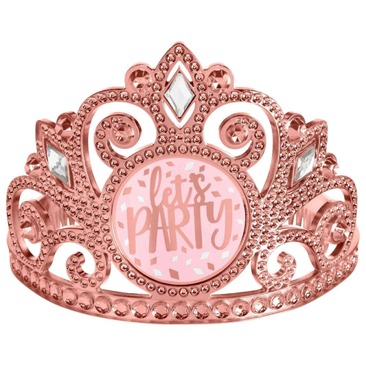 Blush Birthday Plastic Tiara