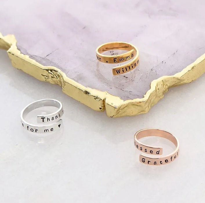 Engravable Wrap Ring