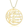 Family Tree Necklace with Names