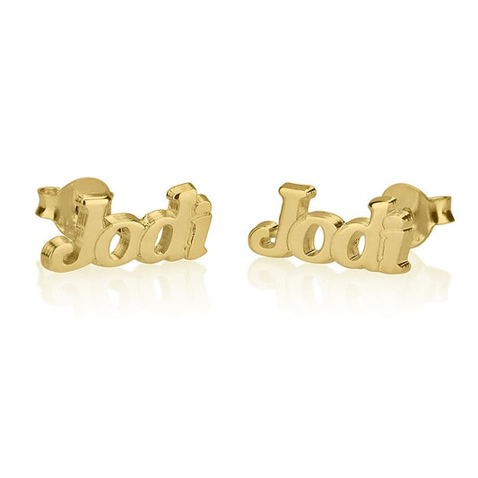 Name Stud Earrings