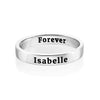 Engraved Thin Band Ring