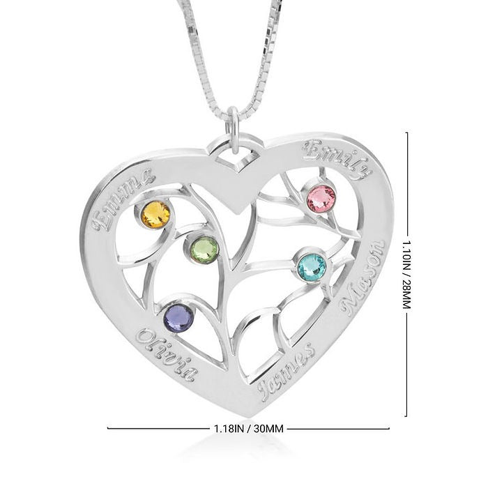 Personalized Heart Necklace