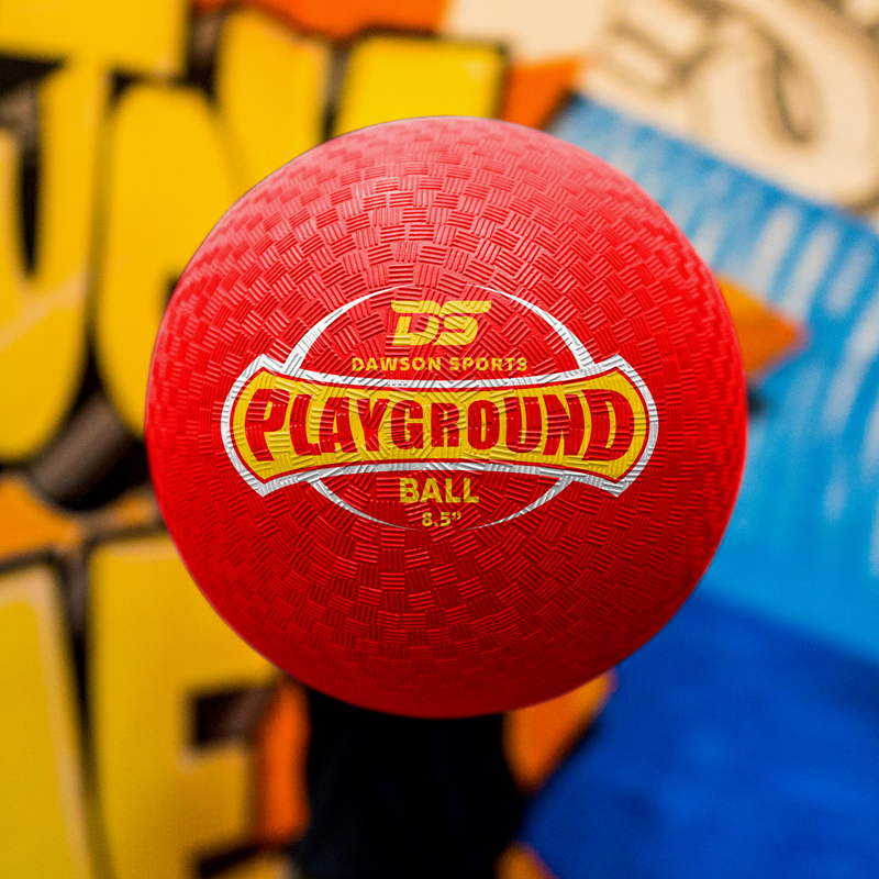 Dawson Sports Playground Rubber Dodgeball - 8.5" - Red