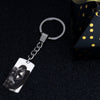 Dog Tag Picture Keychain