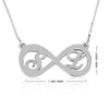 Infinity Necklace with Two Letters