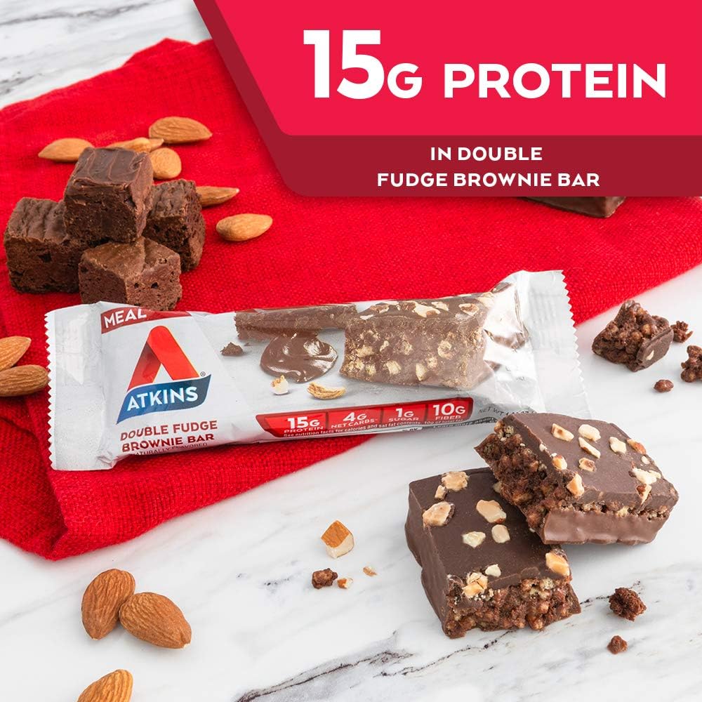 Double Fudge Brownie Protein Bars (Pack of 5 Bars)