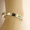 Roman Numeral Cuff Bracelet