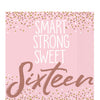 Sixteen Blush Beverage Napkins Lowcount