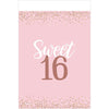 Sixteen Blush Table Cover - Plastic