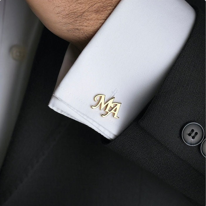 Personalized Double-Letter Cufflink