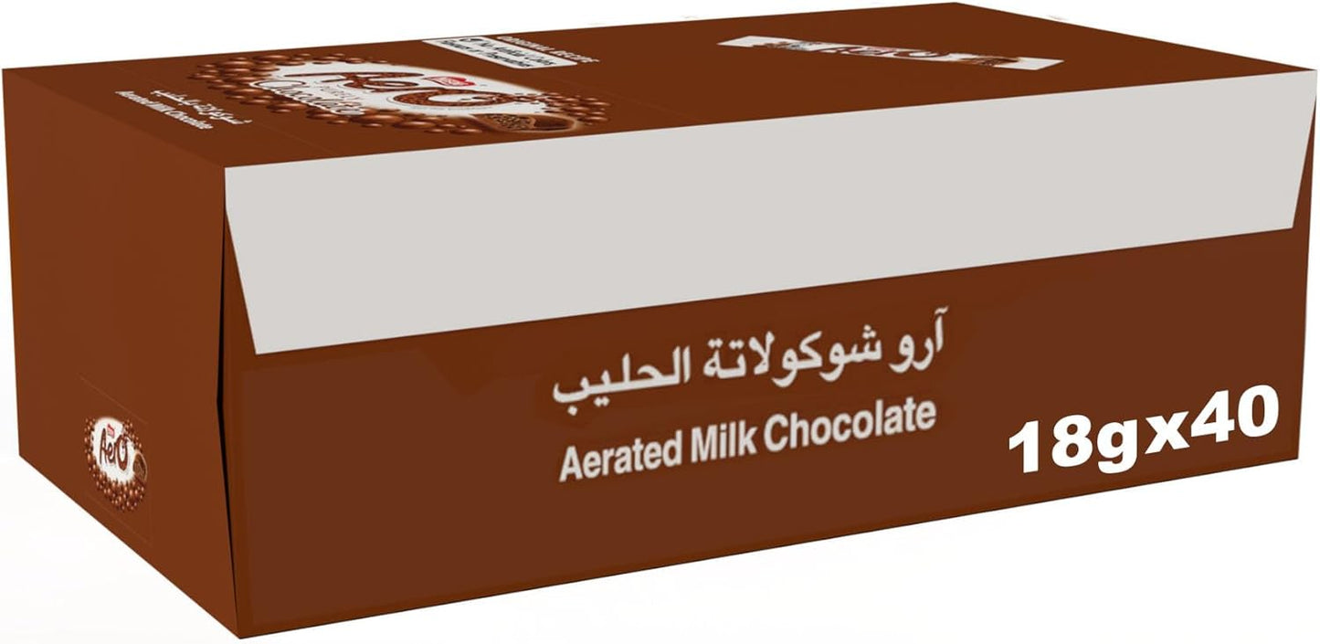 Nestlé Aero Milk Chocolate Bubbles - 18g x 40 Pack