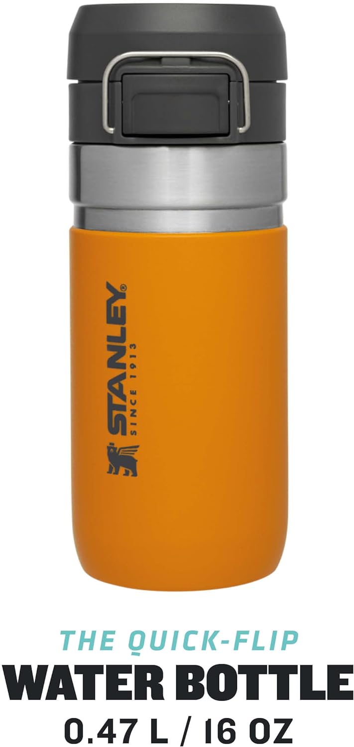 Quick Flip Water Bottle 0.47L / 16 OZ Saffron