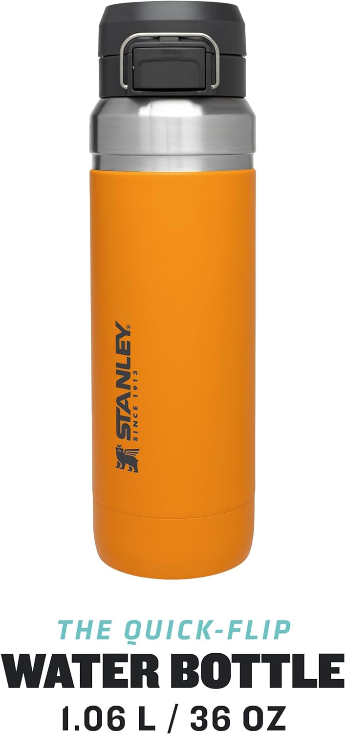 Quick Flip Water Bottle 1L / 36 OZ Saffron