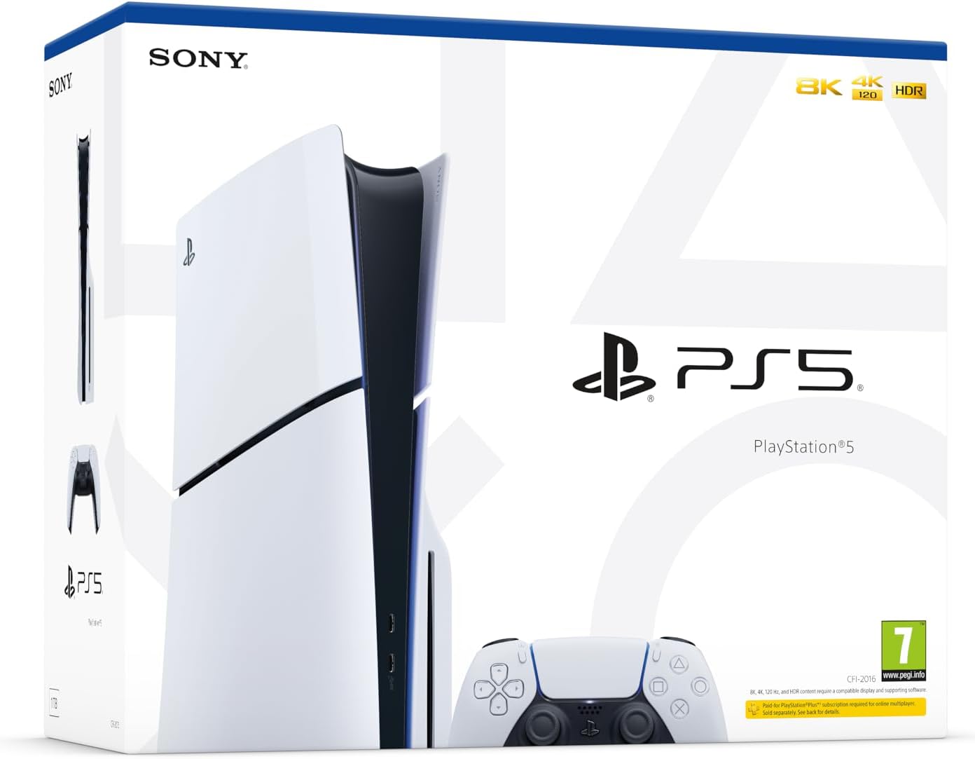 PlayStation 5 Slim Edition Gaming Console - Disc Edition | Sony Playstation 5 Console