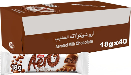 Nestlé Aero Milk Chocolate Bubbles - 18g x 40 Pack