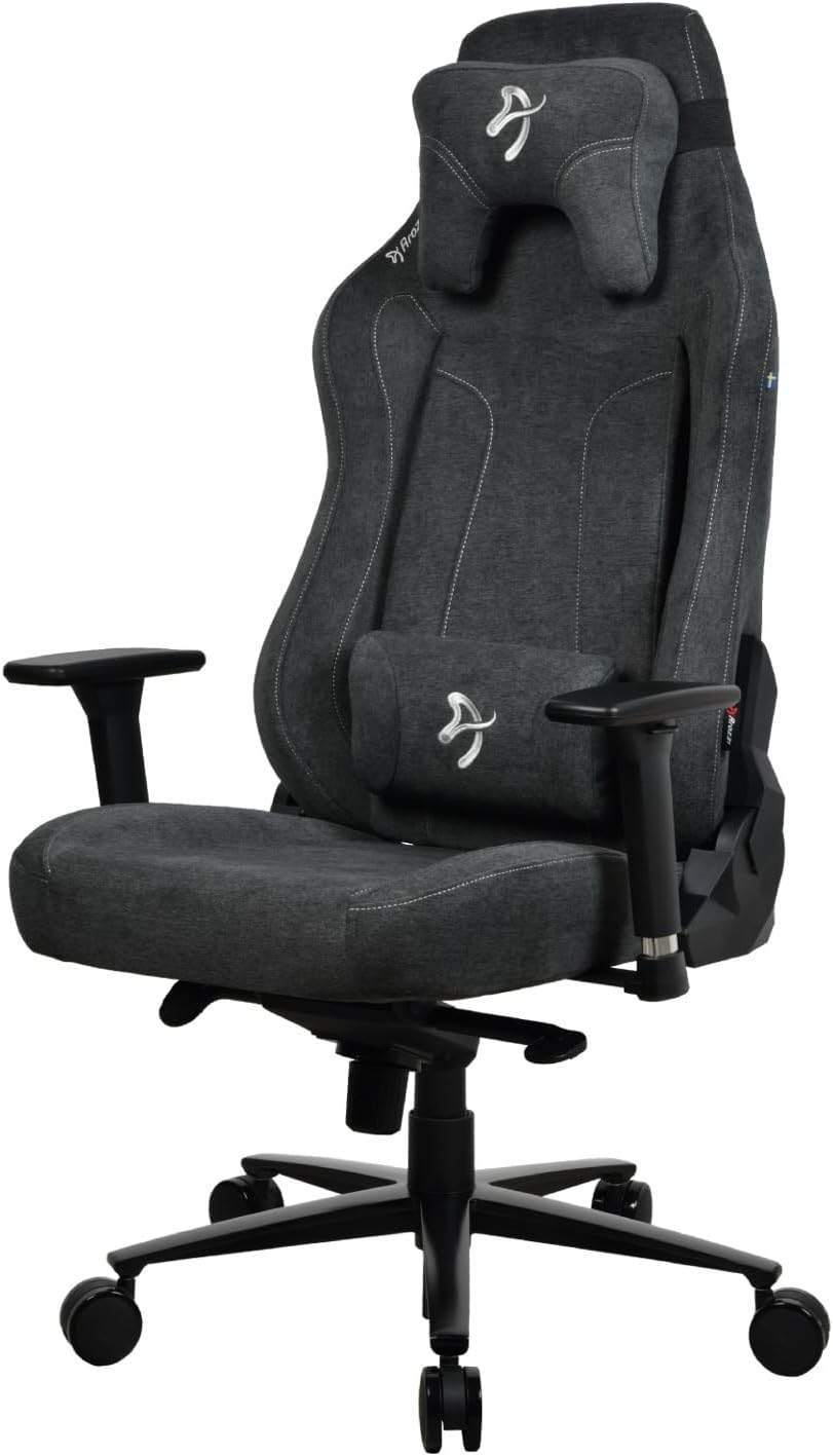 Arozzi Vernazza XL Soft PU Leather Ergonomic Gaming Chair - Dark Grey