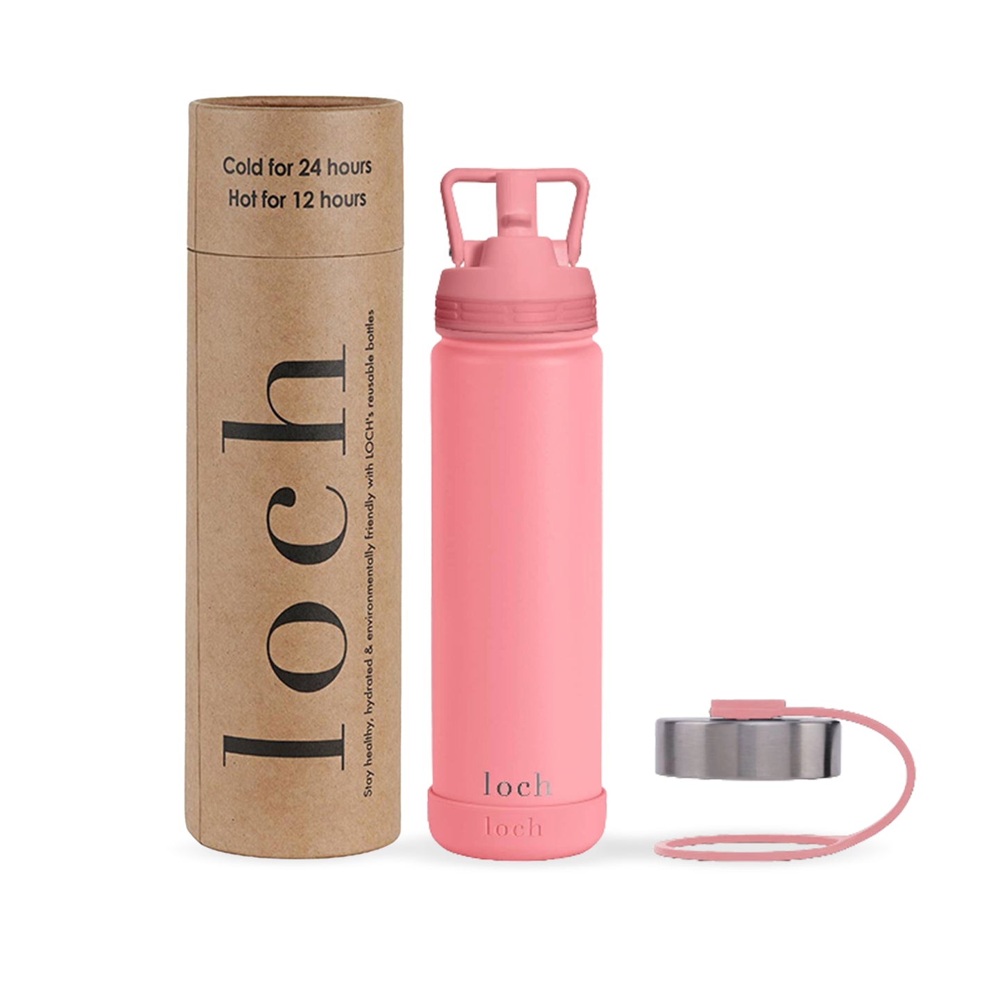 Monochrome Bottle - Blush Pink 650ml (22 Oz)