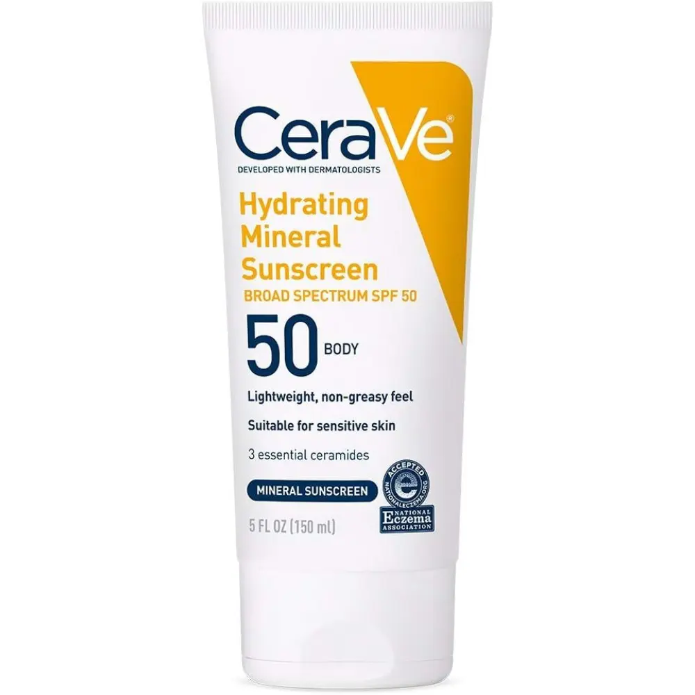 CeraVe Hydrating Mineral Sunscreen Broad Spectrum SPF50 - BODY 150ML
