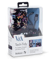 V&A Bookaroo Tech-Tidy - Kilburn Black Floral